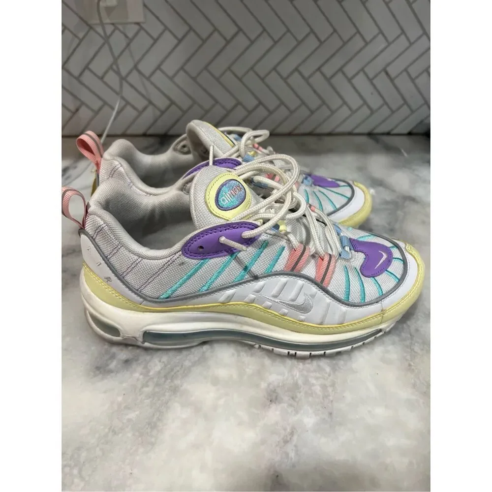 Nike Air Max 98 Easter Pastels AH6799-300 Womens Size 9.5